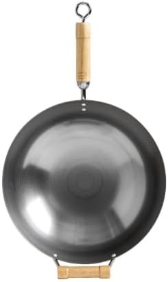 Round Bottom Carbon Steel Wok 14 Inch — photo 3