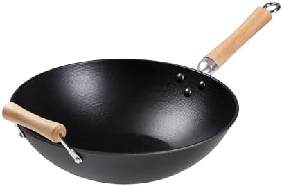 Professional series cast iron maple handle wok — photo 3