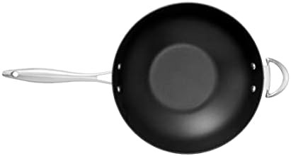 CTX 12.75 inch professional stainless steel wok — photo 4