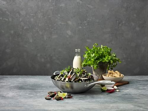 CTX 12.75 inch professional stainless steel wok — photo 5