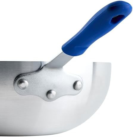 Silver aluminum stir fry pan 11 in — photo 4