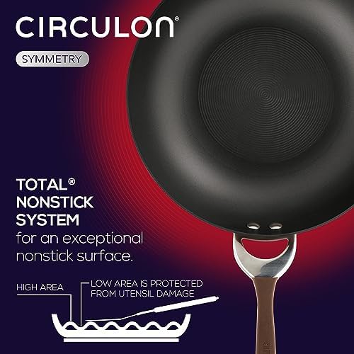 Chocolate Nonstick Stir Fry Pan with Lid — photo 4