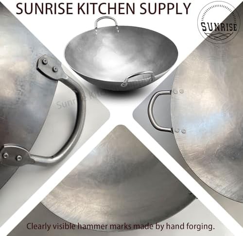 Eighteen Inch Hand Hammered Cantonese Wok — photo 4