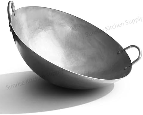 Eighteen Inch Hand Hammered Cantonese Wok — photo 5