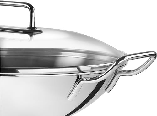 Plus Stainless Steel 32cm Wok Pan — photo 2