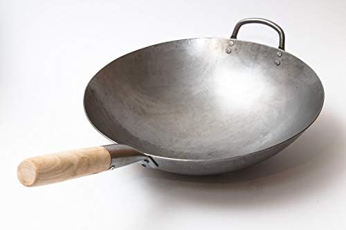Traditional 14 inch carbon steel pow wok — photo 4