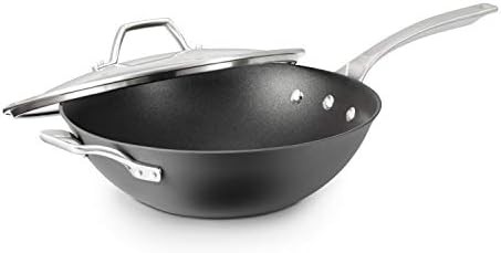 Signature Oven Safe Nonstick Flat Bottom Wok