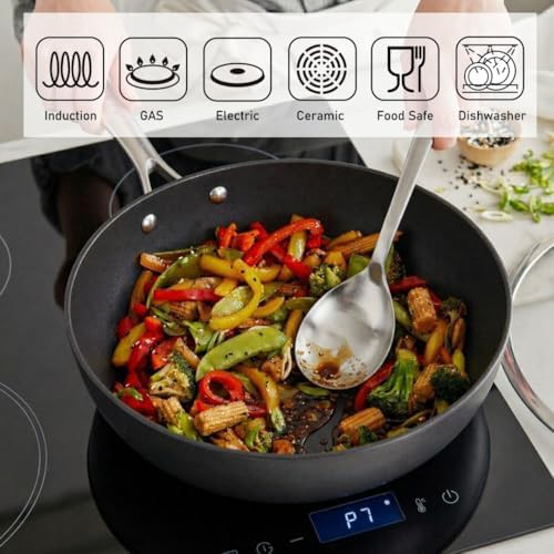 Onyx Collection Nonstick Flat Bottom Wok — photo 3