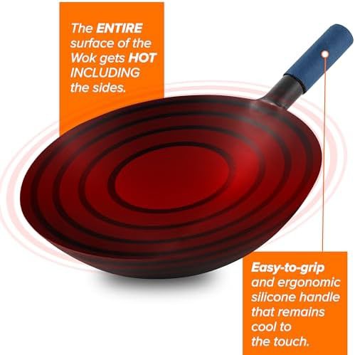 Mosaic induction wok with precise temperature controls — photo 4
