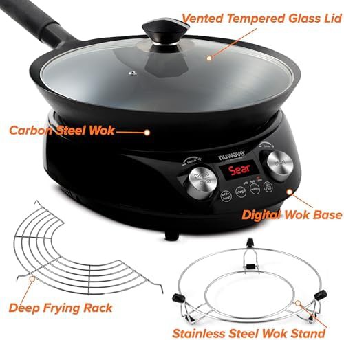 Mosaic induction wok with precise temperature controls — photo 5