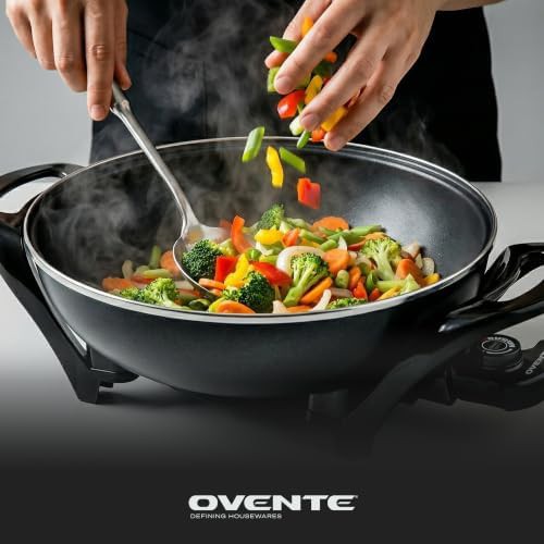 Electric Black Nonstick Wok 13 in — photo 4