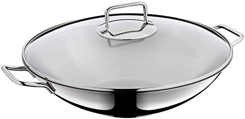 Macao Induction Wok Set with Glass Lid