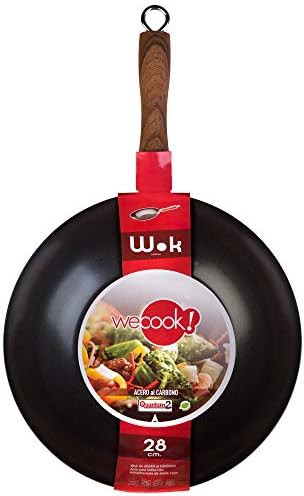 Cast Iron Black Wok 28 cm — photo 3