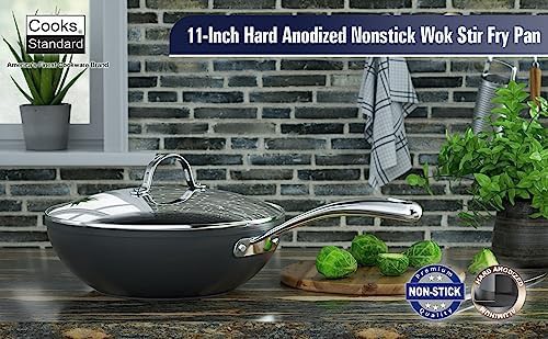 Cooks Standard Classic 11-Inch Hard Anodized Nonstick Wok — photo 3