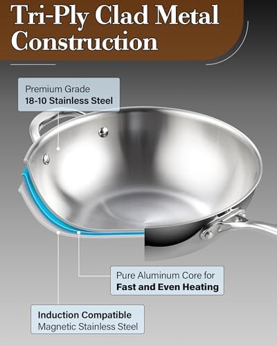 Cooks Standard 12-inch Multi-Ply Clad Stir Fry Pan — photo 4