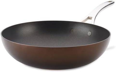 Nouvelle Copper Nonstick Stir Fry Pan 12 Inch