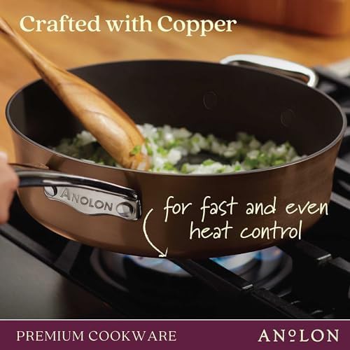 Nouvelle Copper Nonstick Stir Fry Pan 12 Inch — photo 4