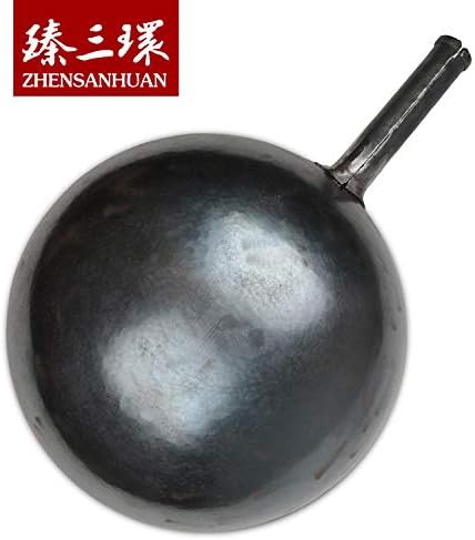Small blue black hammered wok 30cm — photo 4