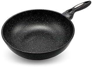 Medium Marble Coated Aluminum Nonstick Wok