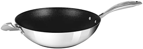 HAPTIQ 12.5 inch stainless steel nonstick wok — photo 4