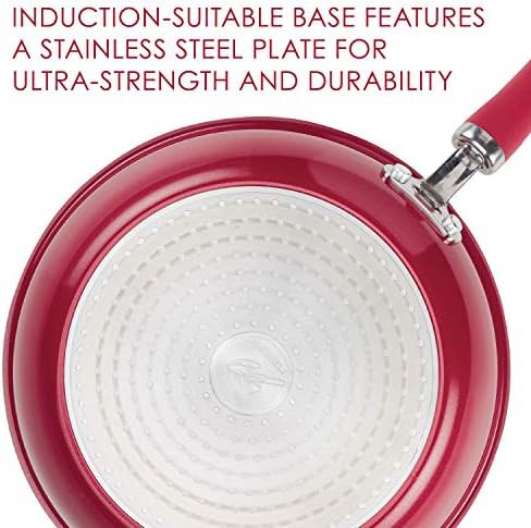 Rachael Ray Create Delicious Nonstick Wok/Stir Fry Pan/Wok Pan titanium — photo 3
