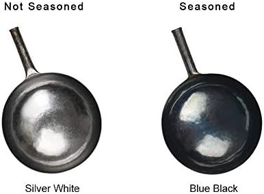 Blue black wok with helper handle 36cm — photo 4