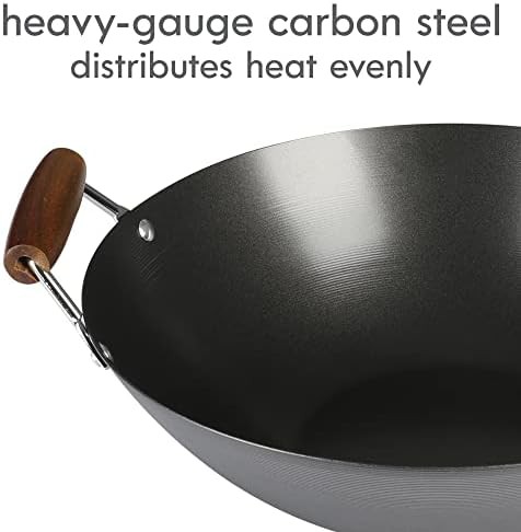 Kenmore Hammond 14-inch carbon steel wok — photo 4
