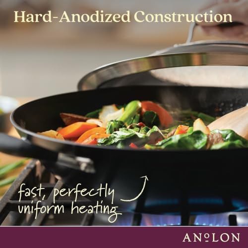 Anolon advanced home hard anodized nonstick wok 14 inch — photo 4