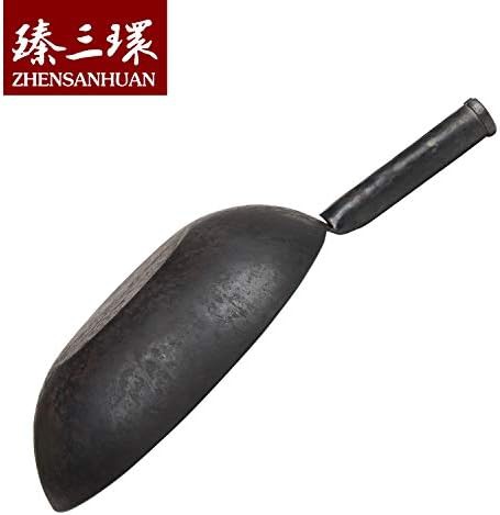 Flat bottom induction iron wok 32cm — photo 4