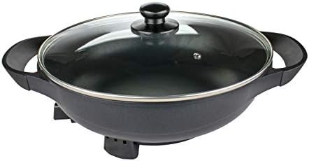 Electric non-stick flat bottom wok skillet — photo 5
