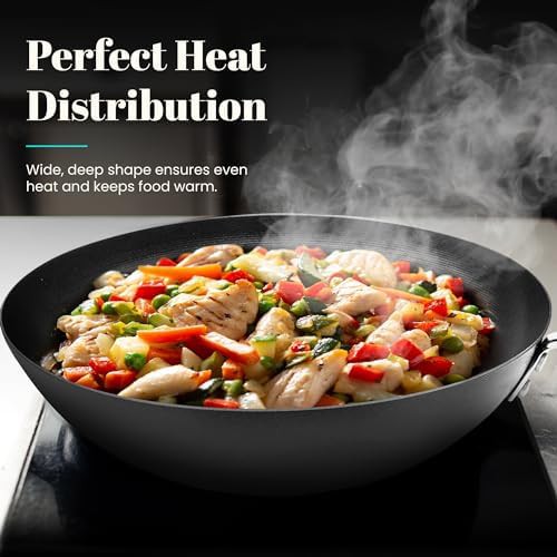 Carbon Steel Induction Wok 24 cm — photo 4