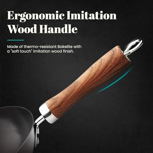 Carbon Steel Induction Wok 24 cm — photo 5
