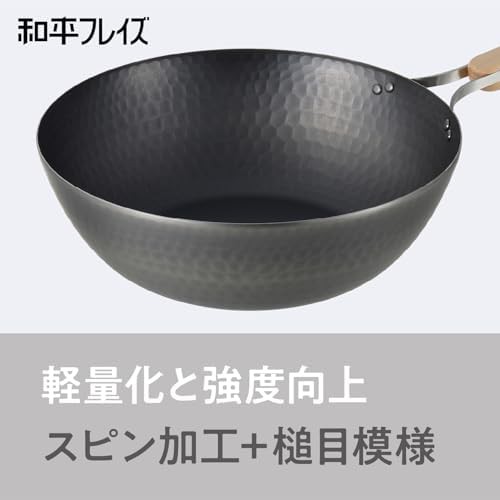 Enzo iron wok with wooden handle 10.2 — photo 4
