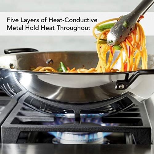 KitchenAid 5-Ply Clad Stainless Steel Induction Wok — photo 3