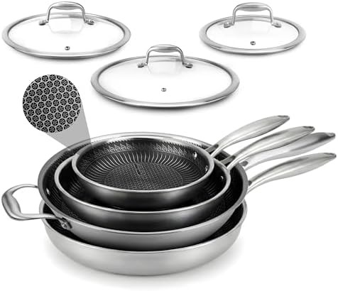 Tri-Ply Stainless Steel Seven Piece Set