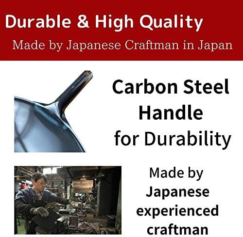 Light carbon steel 14.25 in round bottom wok — photo 5