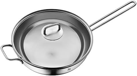 Polished Induction Wok with Glass Lid — photo 4
