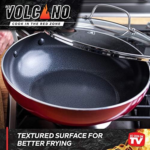 Textured ceramic nonstick flat bottom wok — photo 4