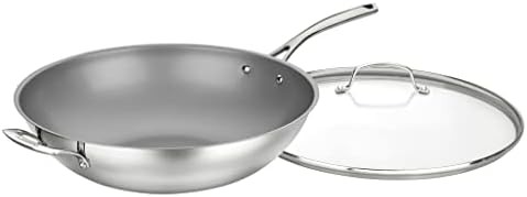 Induction Ready Nonstick Stainless Steel Wok