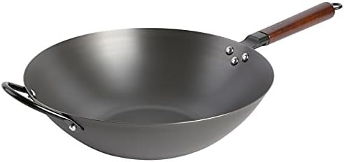 Babish 14-inch carbon steel wok pan