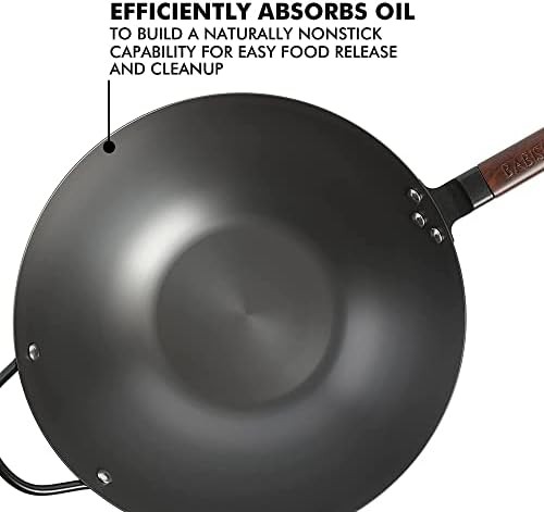 Babish 14-inch carbon steel wok pan — photo 4