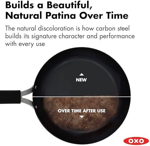 Obsidian Pre-Seasoned Carbon Steel Wok — photo 4