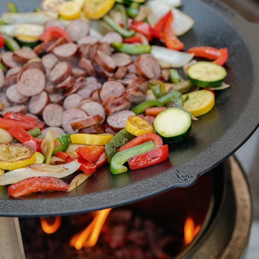 Ranger Cast Iron Stir Fry Pan Top — photo 4
