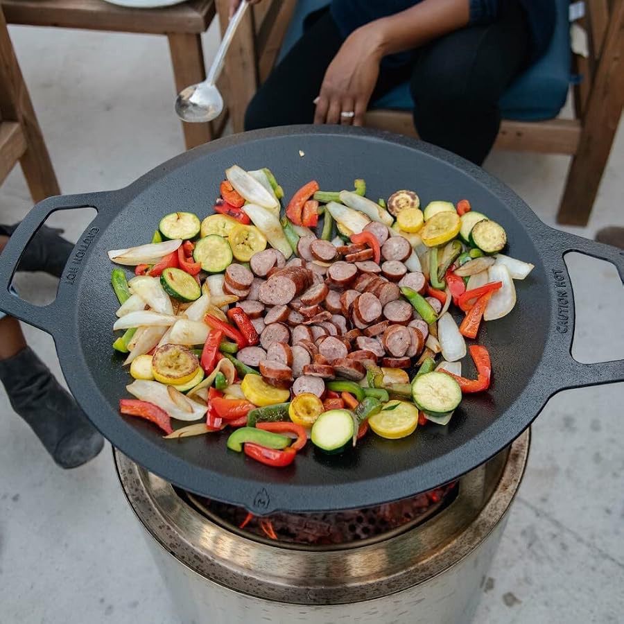 Ranger Cast Iron Stir Fry Pan Top — photo 5