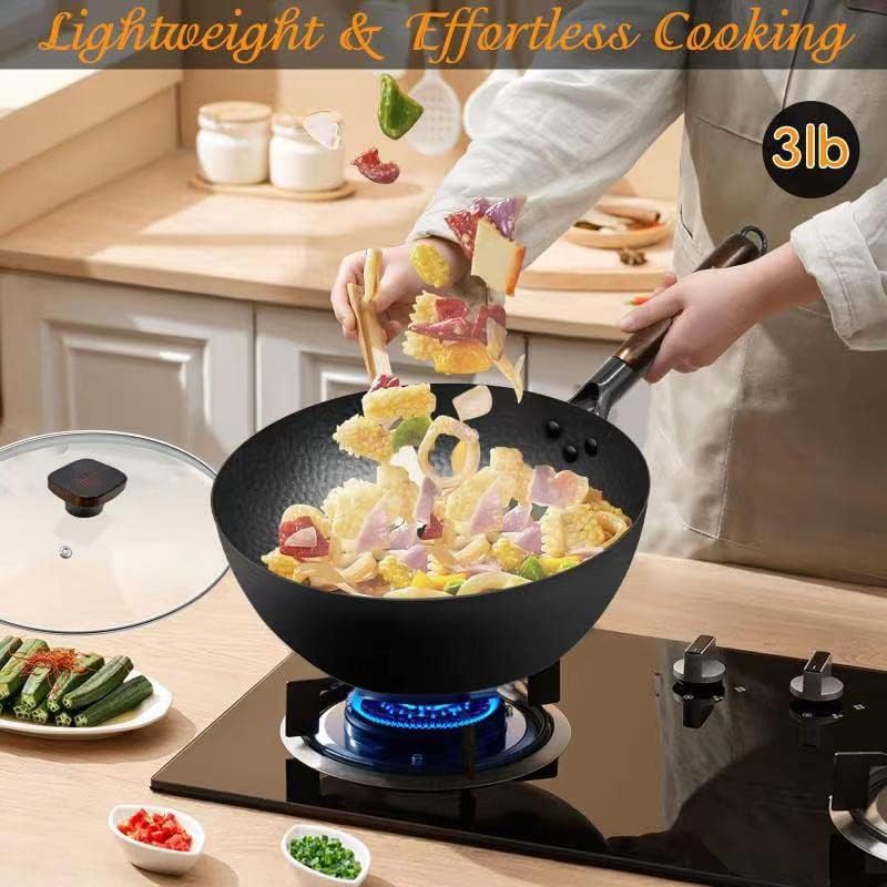 Nonstick carbon steel skillet stir fry pan — photo 3
