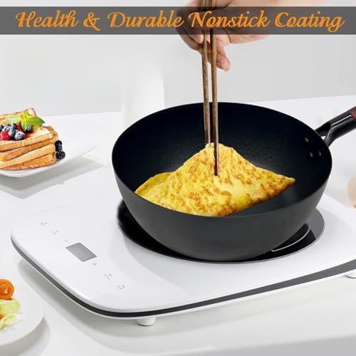 Nonstick carbon steel skillet stir fry pan — photo 4