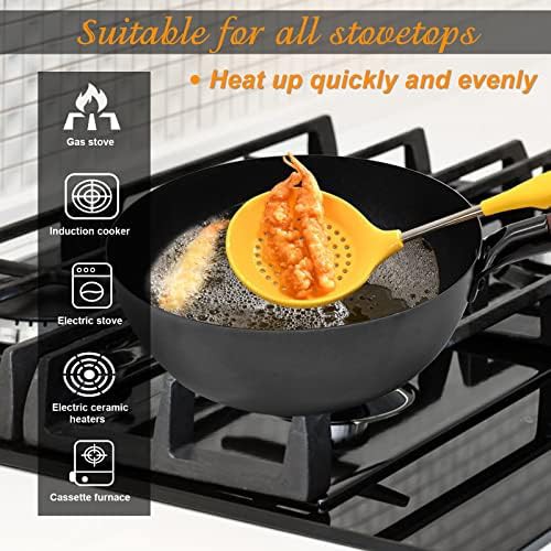 Nonstick carbon steel skillet stir fry pan — photo 5