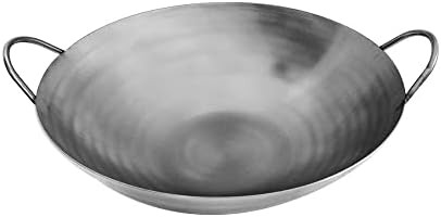 Pre-seasoned carbon steel wok 26 inch — photo 3
