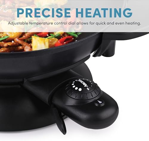 Compact Five Quart Electric Stir Fry Pan — photo 3