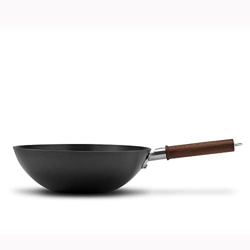Dragon Carbon Steel 12 inch Wok with Lid — photo 3